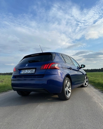 Peugeot 308 cena 49000 przebieg: 79000, rok produkcji 2019 z Odolanów małe 254